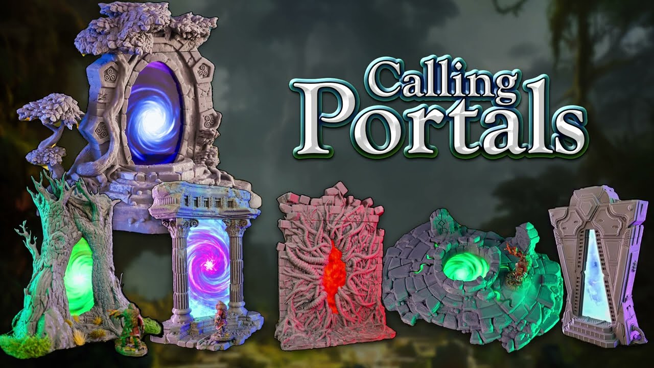 3D print your own animated RPG terrain - Calling Portals