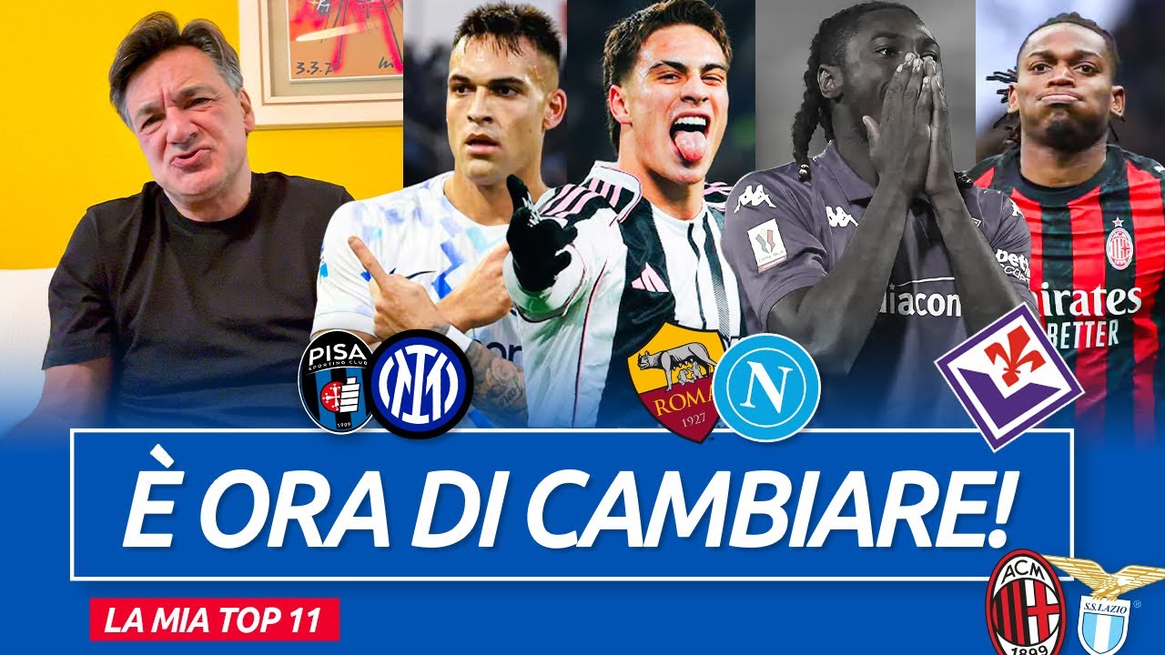 È ORA DI CAMBIARE! Regolamento e Sport al centro: Milan, Juve, Napoli… e Fiorentina in crisi