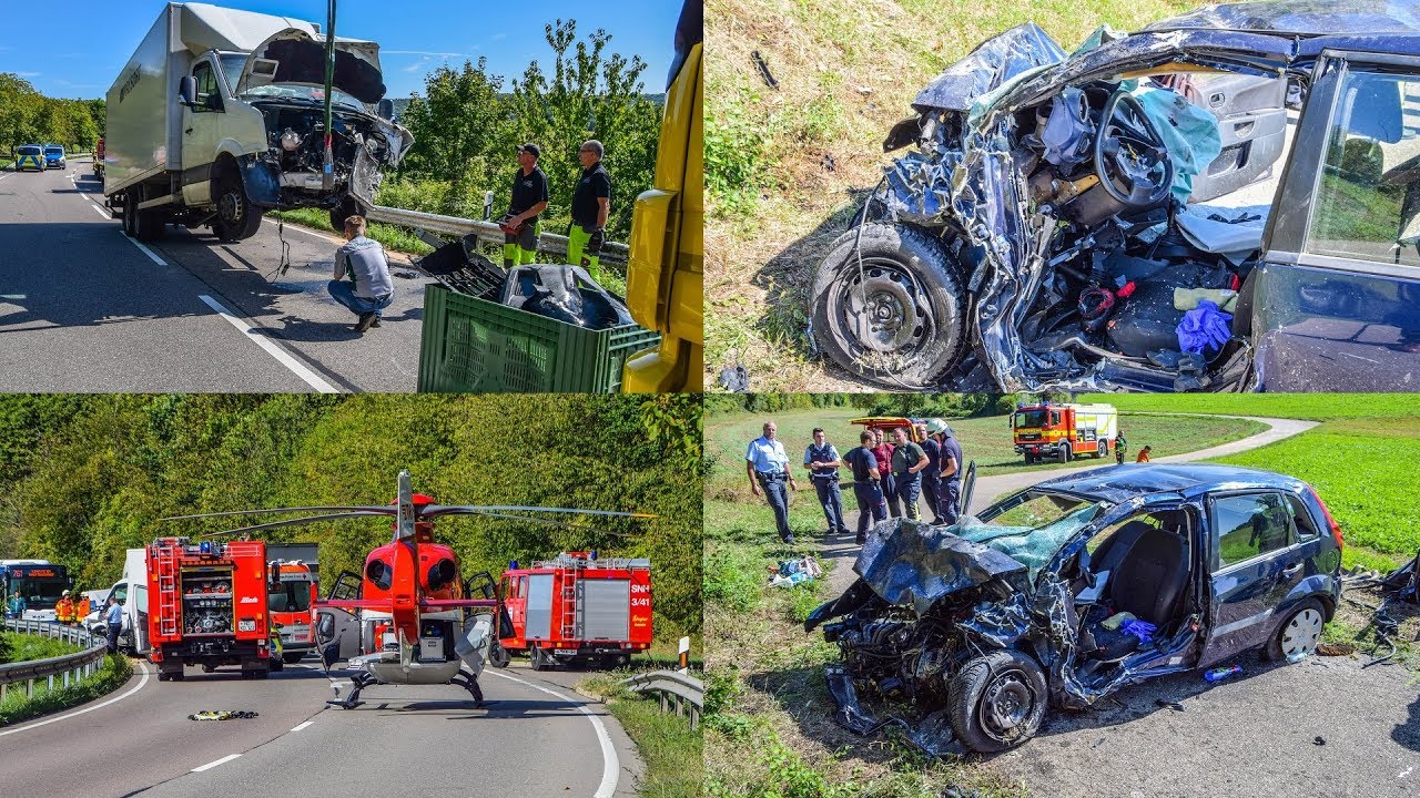 [FRONTALUNFALL: MUTTER & TOCHTER STERBEN] Transporter kracht in Auto | FEUERWEHR im EINSATZ ~ B292