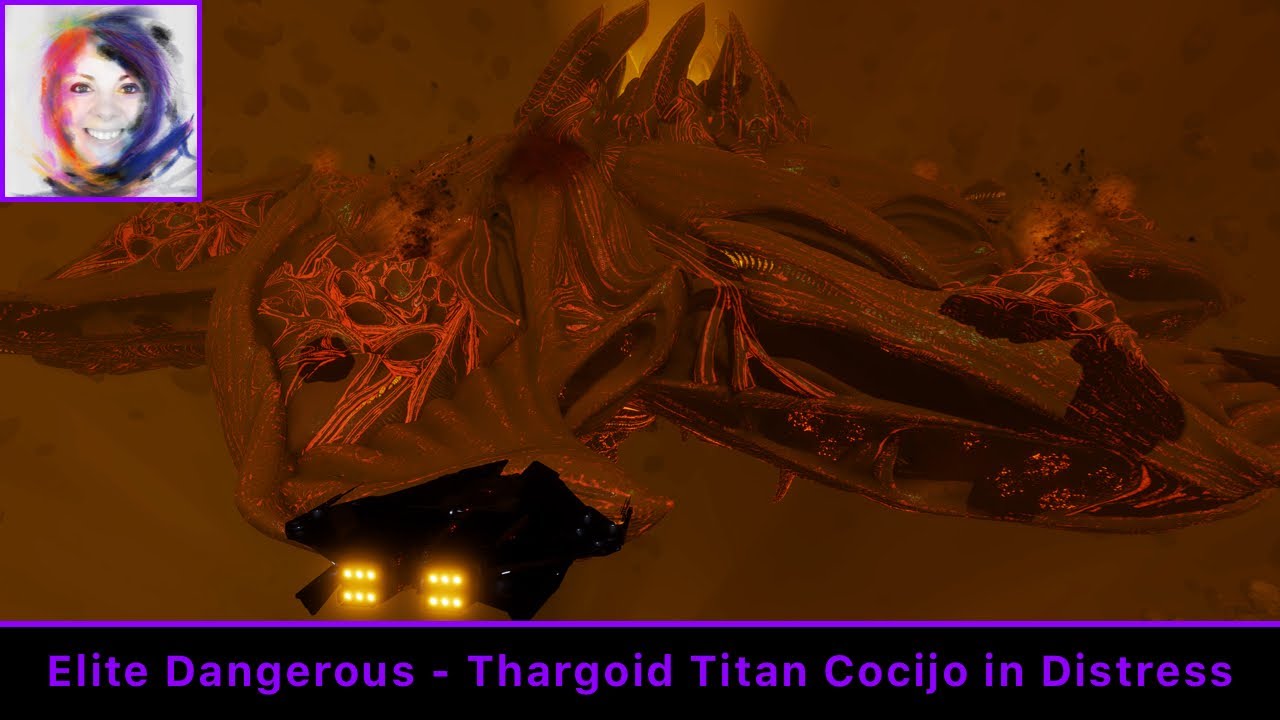 Thargoid Titan Cocijo in Distress - Elite Dangerous