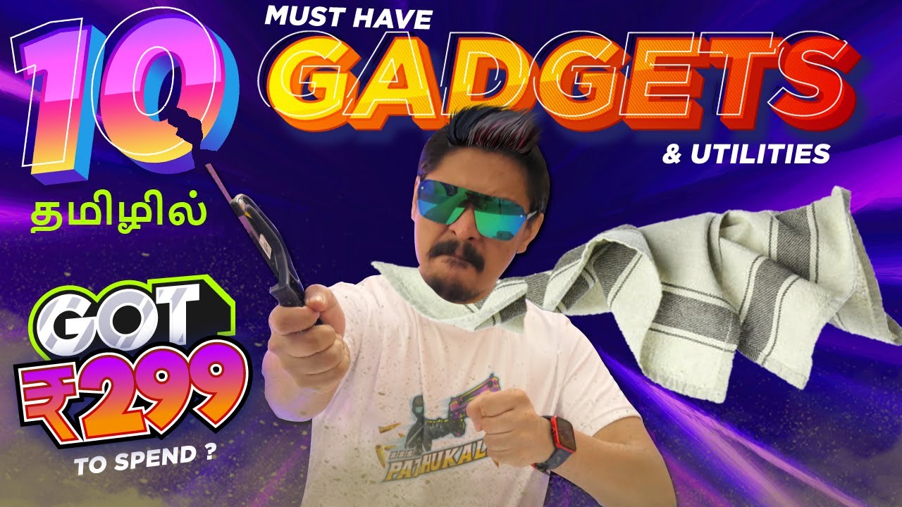 Under Rs.299 - 10 Amazing GADGETS & Utilities  - Amazon Gadgets 🔥 In Tamil தமிழ்
