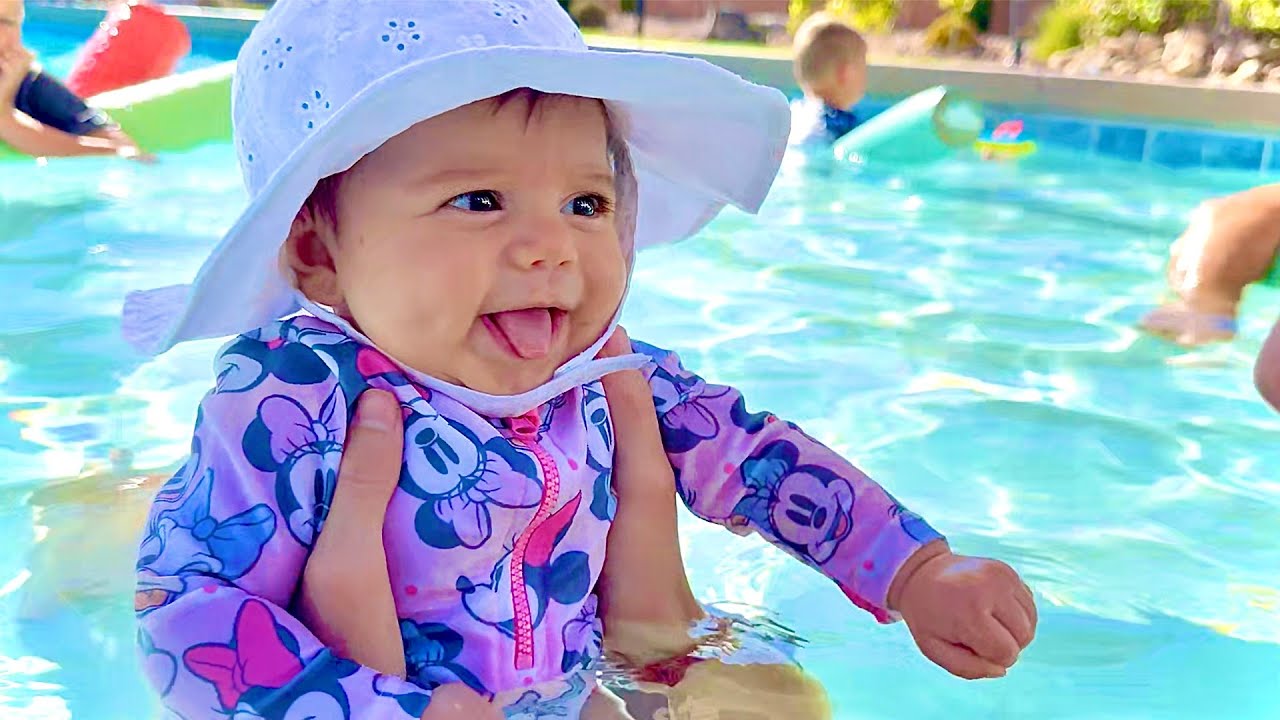 She LOVES Swimming!!