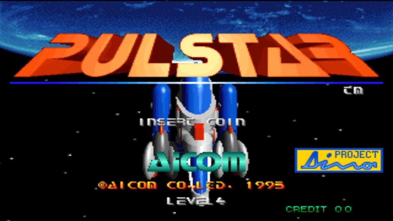 Pulstar 1995 Aicom Mame Retro Arcade Games