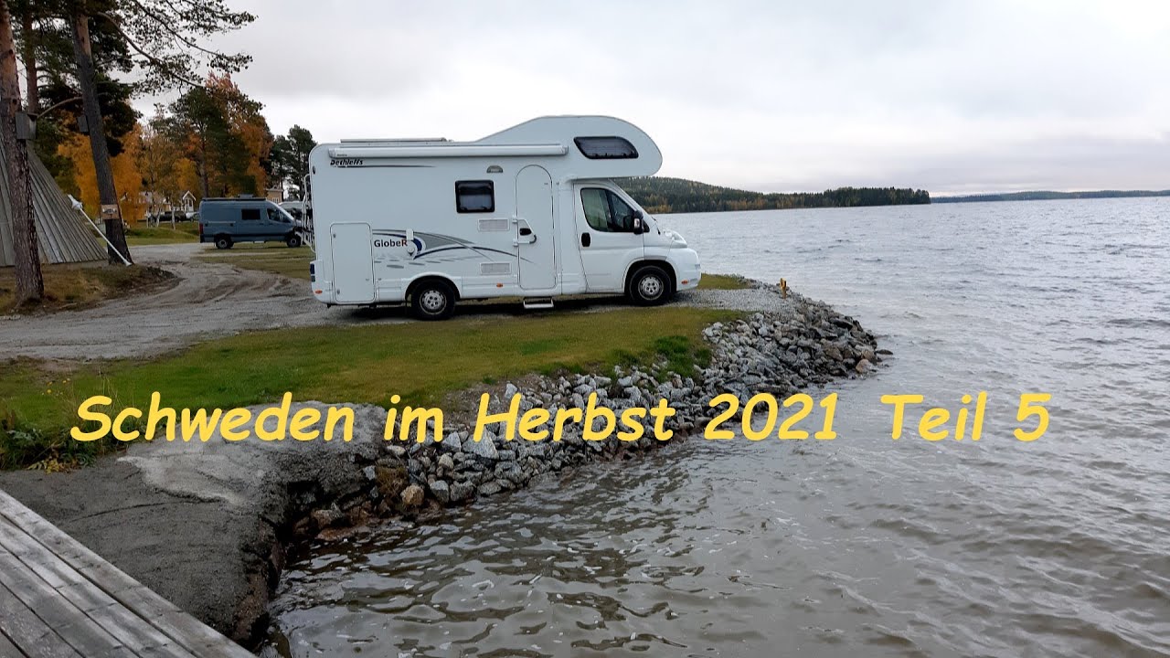 Schweden im Herbst 2021 Teil 5 Der Campingplatz Kolgarden bei Vilhemina