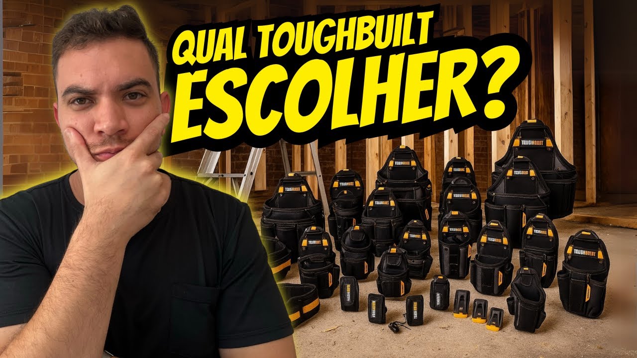 QUAL É O MELHOR CINTO/PORTA-FERRAMENTAS da TOUGHBUILT? Veja TODOS os modelos!