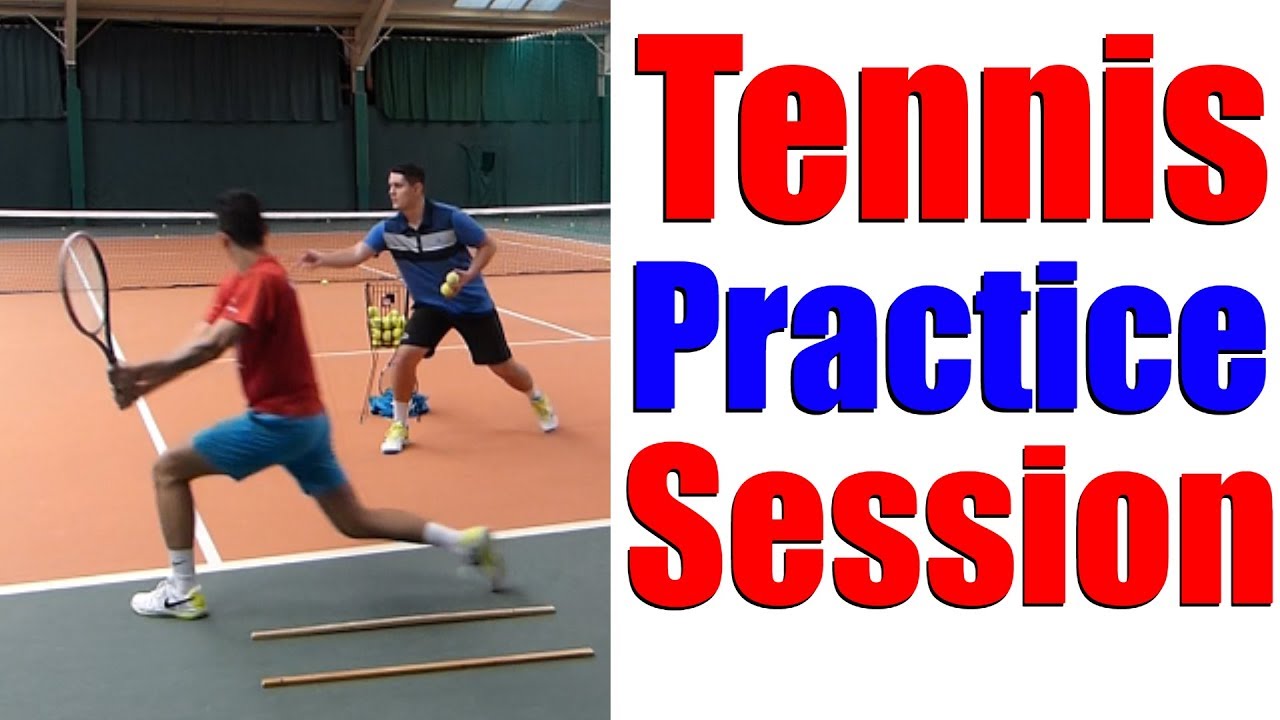 Tennis Practice - Drills & Hitting Session with Top Tennis Training