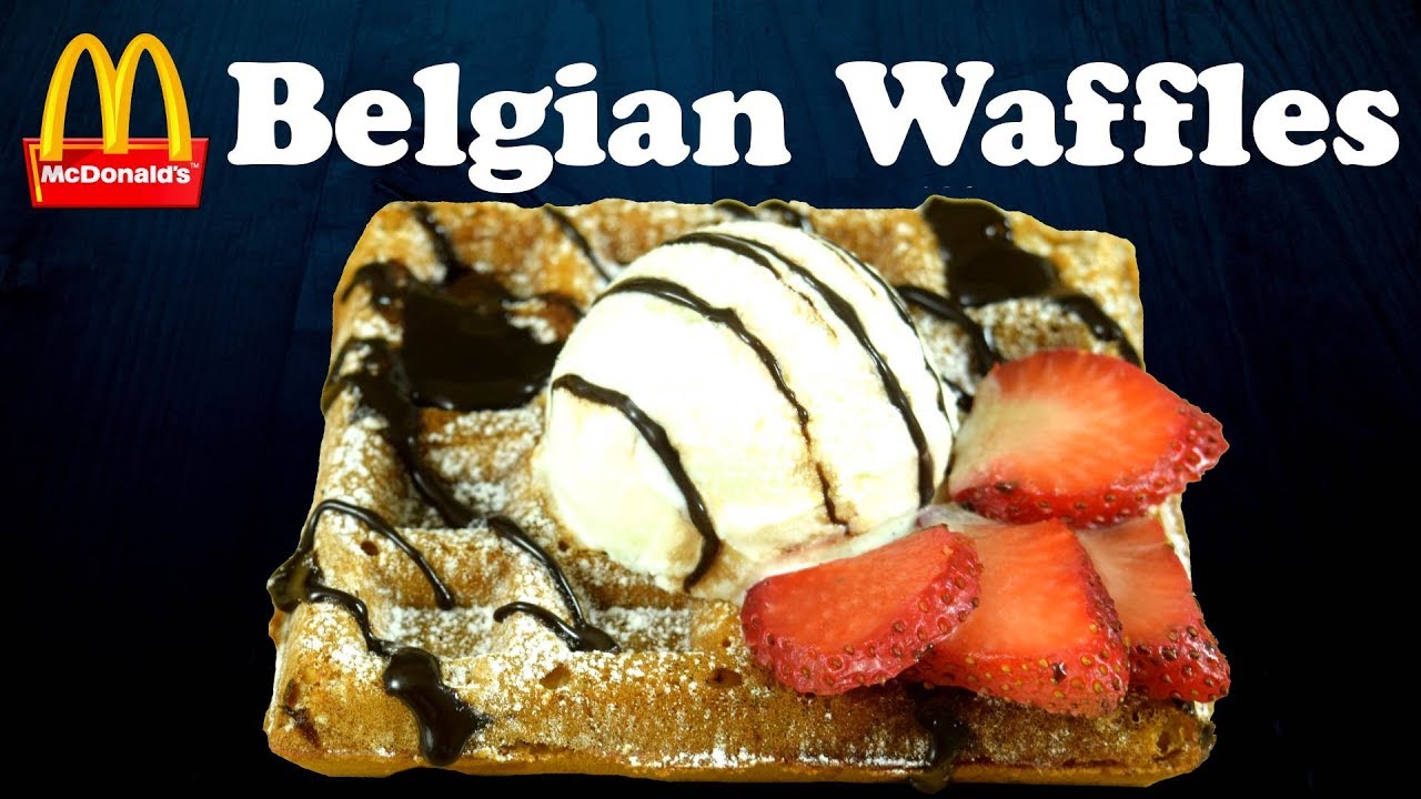 Make Belgian Waffles like McDonald's| Crispiest Eggless Waffles| McDonald's Breakfast |Yummylicious
