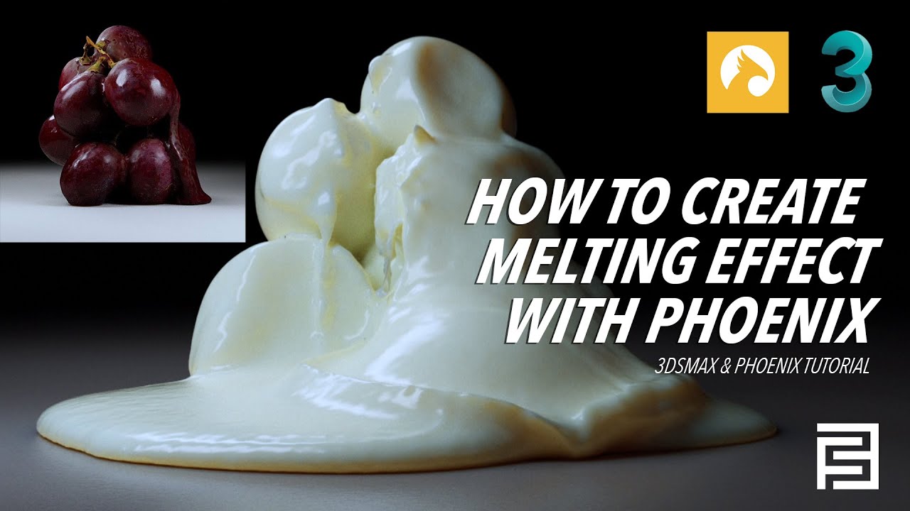How to create melting effect | 3dsmax x Phoenix Tutorial