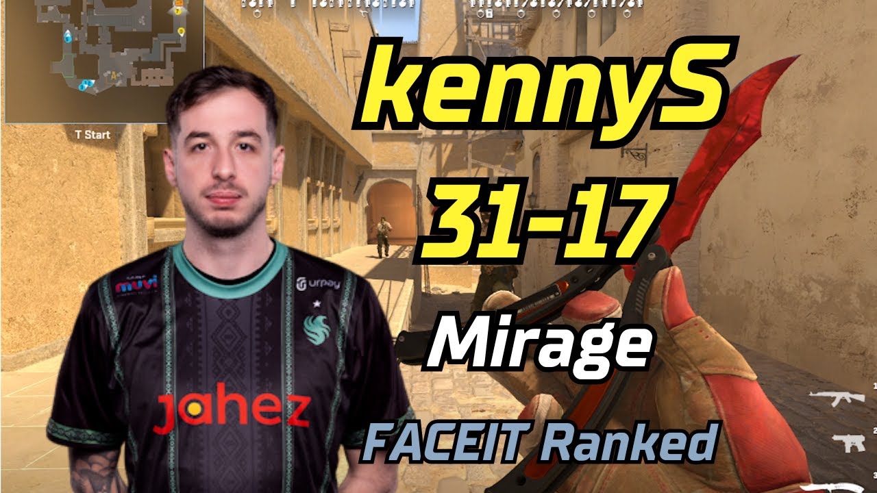 kennyS w/f0rest/olof (mirage) | FACEIT Ranked | Apr 24, 2024 #cs2 #pov
