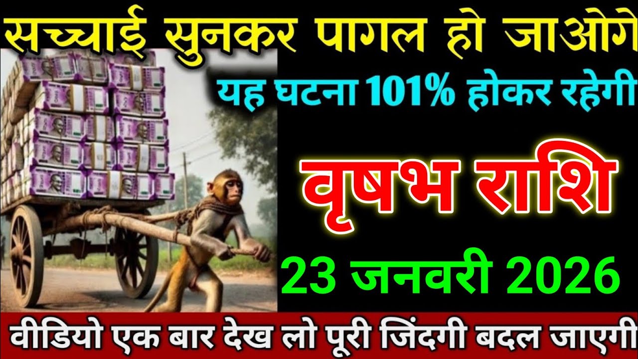 वृषभ राशि 21 जनवरी 2026 खुशखबरी सुनकर पागल हो जाओगे यह घटना 101% होगा। Vrishabh Rashi 
