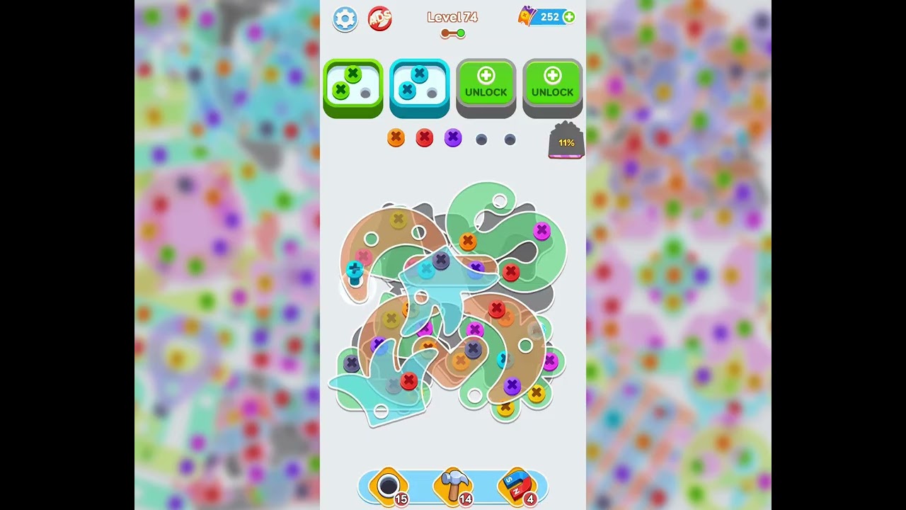 Screw Pin out! (Screw Out!) 🔩 Level 74 Walkthrough & Solution