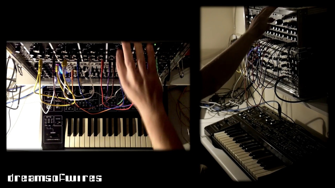 Analog Jam: Roland SH-1 with AJH Mini Mod & Intellijel Atlantis (Eurorack modular)