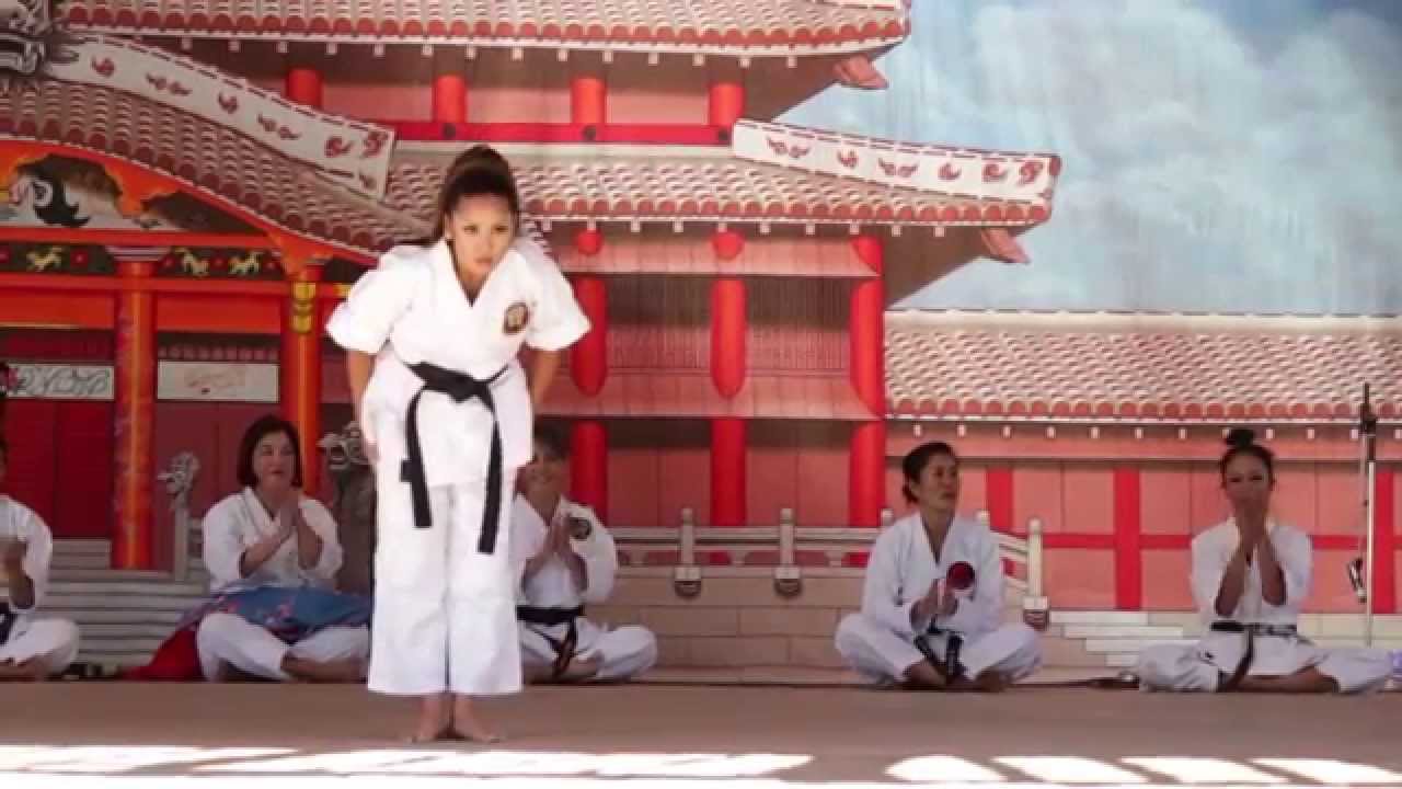 Okinawan Festival 2014 Women in Karate in Hawaii Demonstration