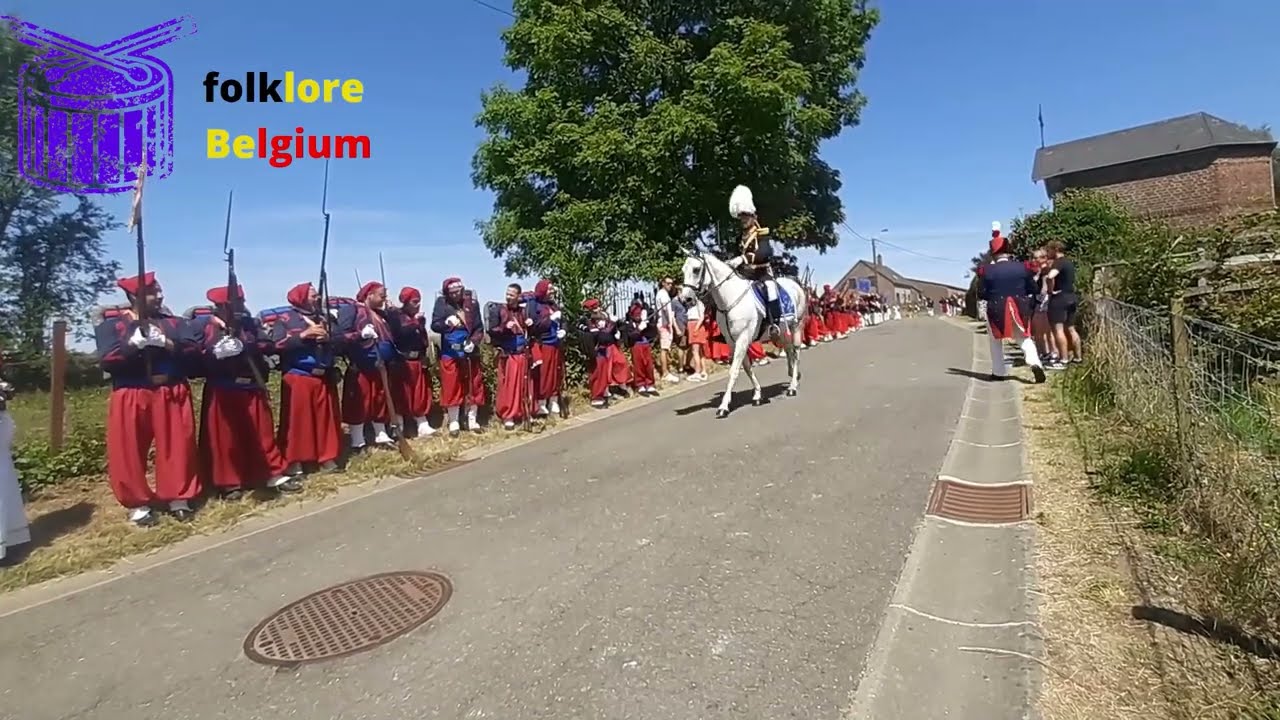 Marche Notre-Dame du Mont Carmel Saint-Aubin - épisode 1 - folklore belgium