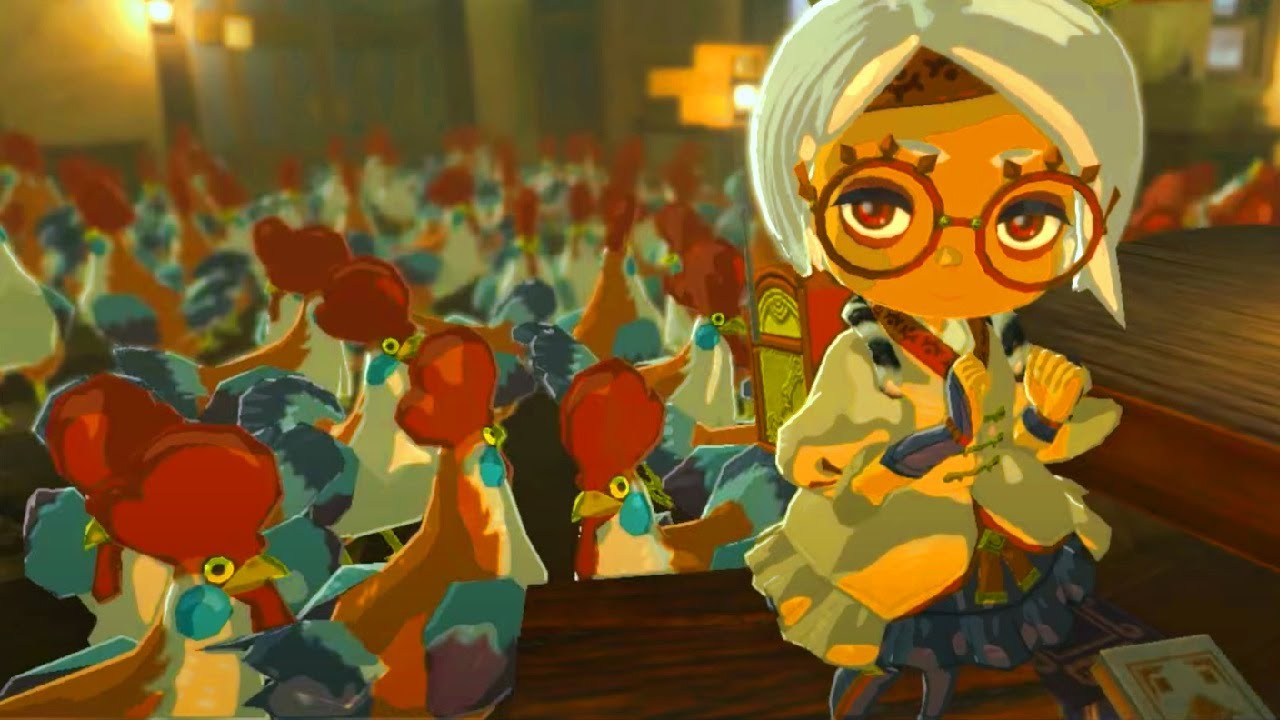 We're playing BotW & there's WAY too many chickens