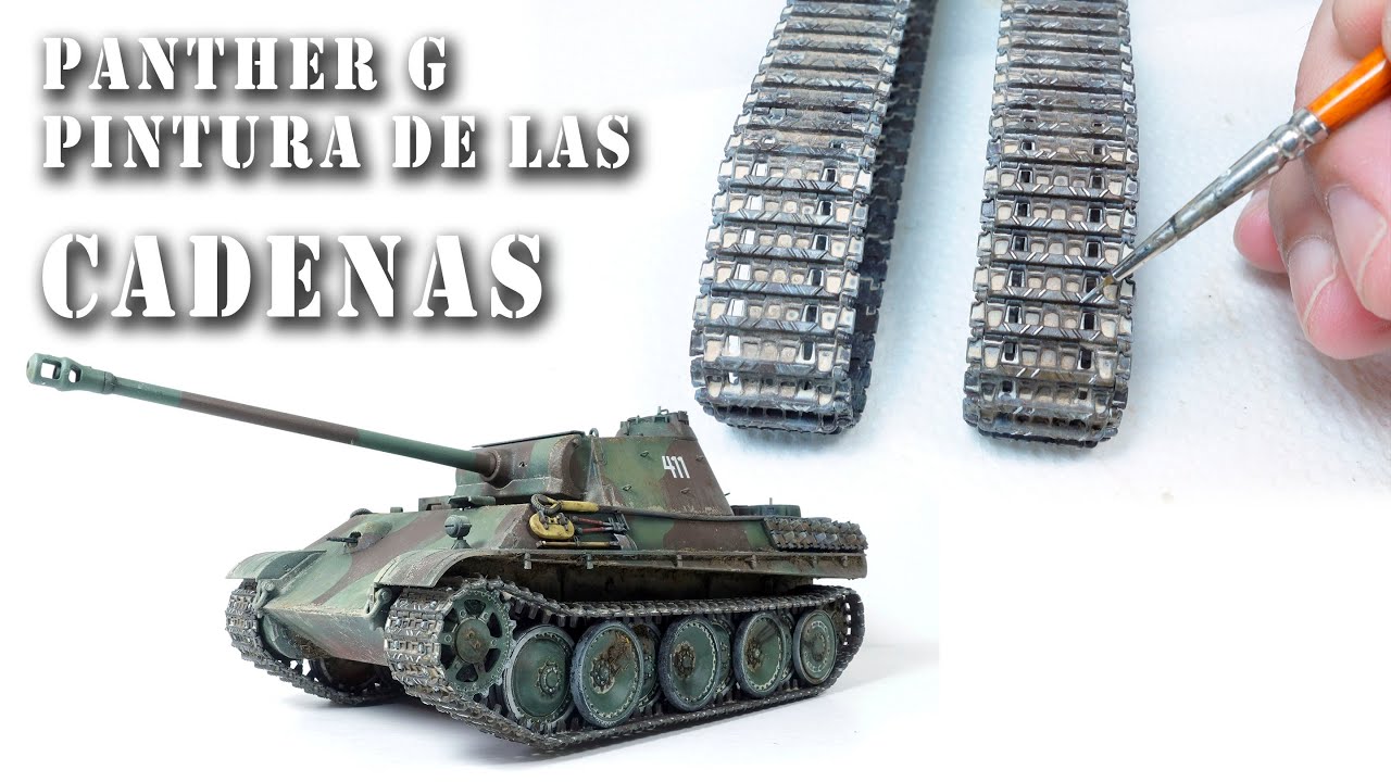 Panther G de Academy pintura de las cadenasTutorial  Steelweels Gummigefederte