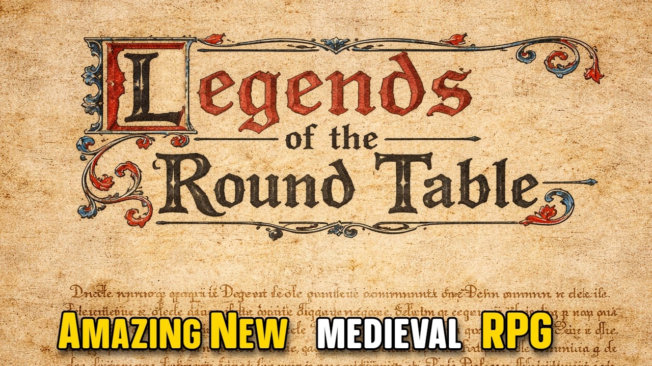 Великолепная новая средневековая пошаговая ролевая игра ⚔ Легенды Круглого стола