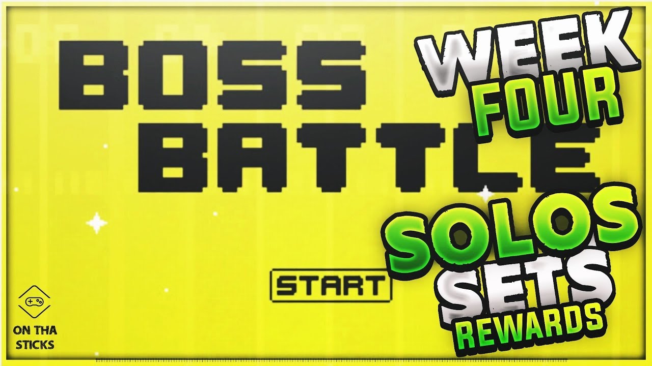 Madden 18 Ultimate Team Heroic Boss Battle & Bonus Boss Battle Solos Sets Rewards Week 4 #MUT