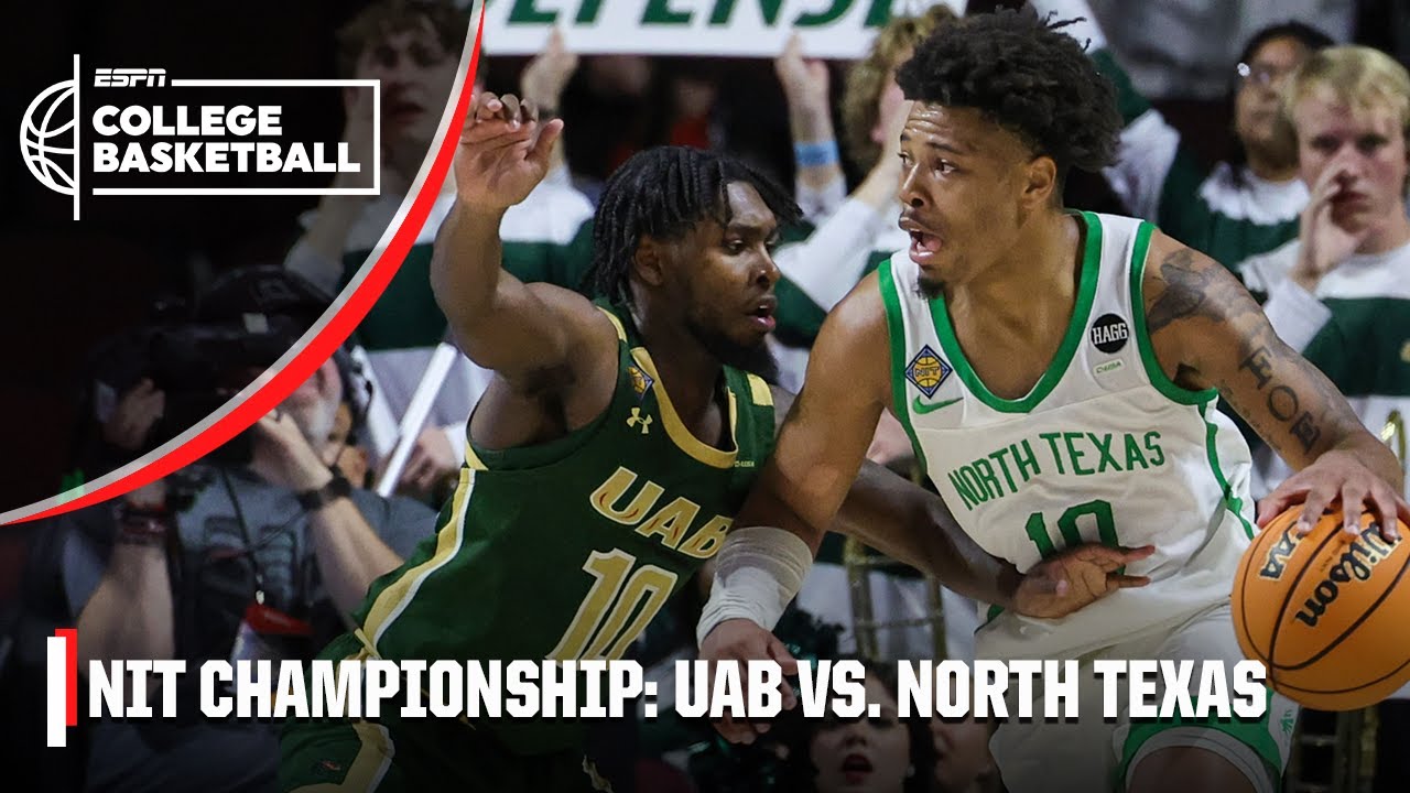 NIT Championship: UAB Blazers vs. North Texas Mean Green | Full Game Highlights