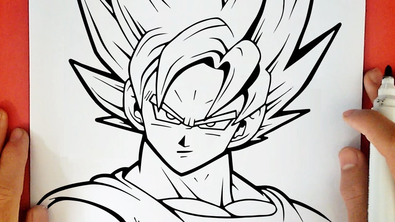 COMO DIBUJAR A GOKU SSJ