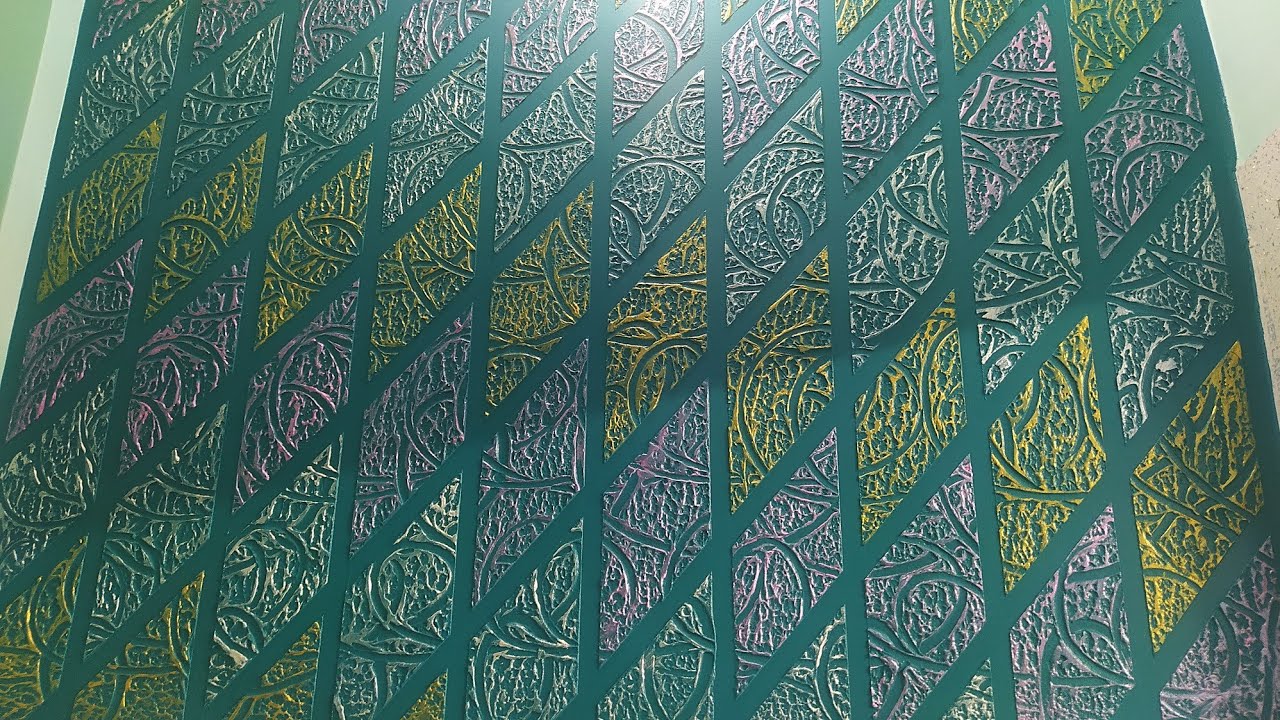 Wall Putty Wall Paint Wall Design Texture Berger Silk Glamour Mechanic ALIYA PAINTING 