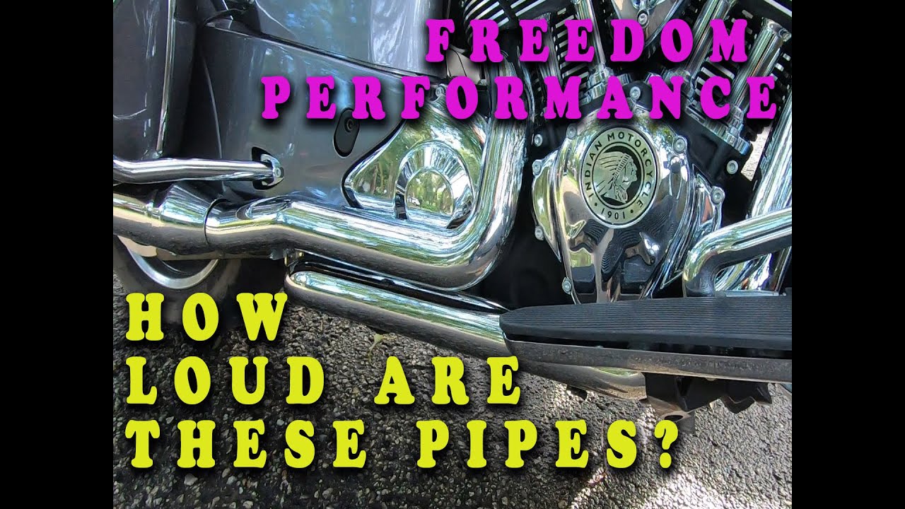 Indian TS111 Exhaust   FREEDOM vs STOCK