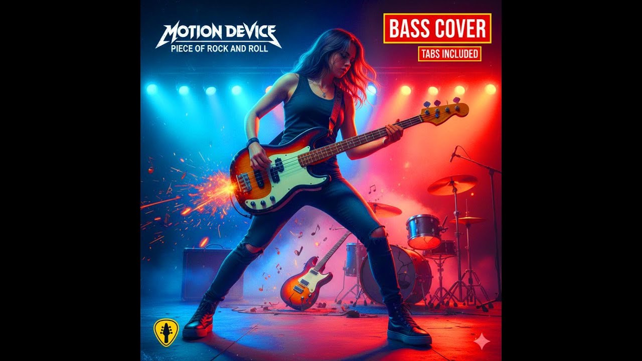 “Motion Device – A Piece | Rock and Roll Bass Cover with Powerful Groove & Vintage Tone”  🇺🇸