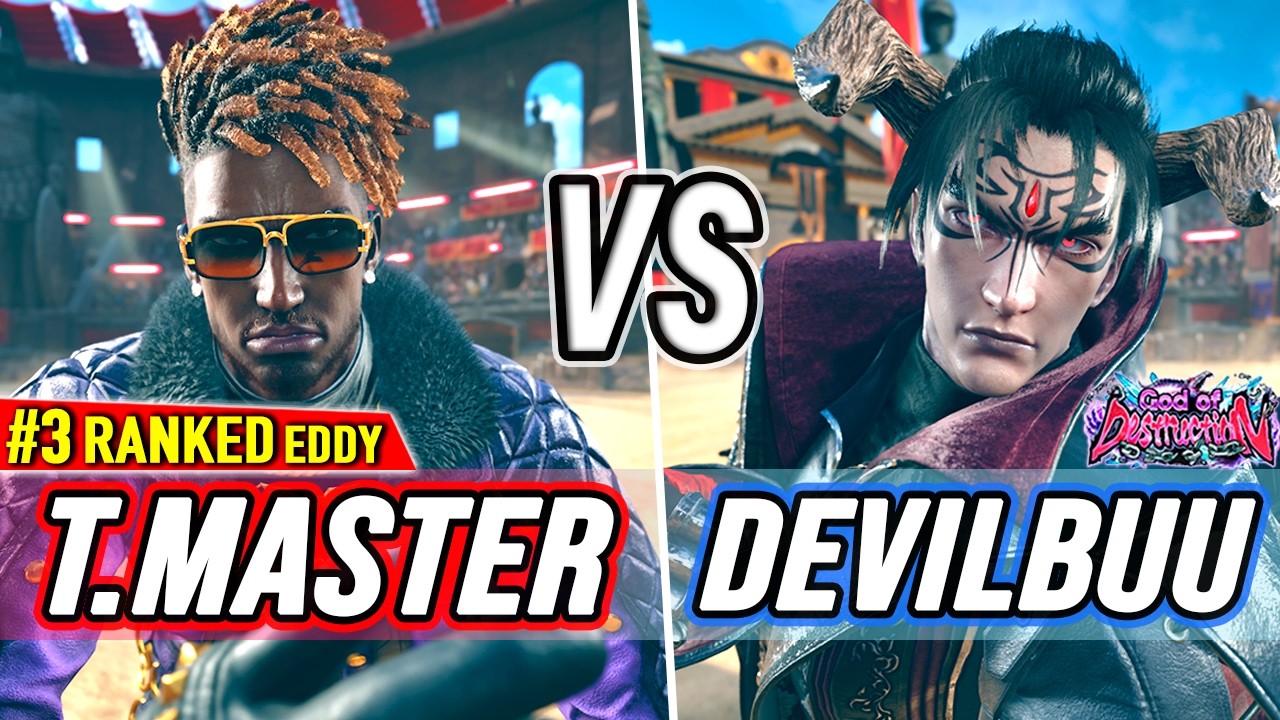 T8 🔥 Tekken Master (#3 Ranked Eddy) vs Devilbuu (Devil Jin) 🔥 Tekken 8 High Level Gameplay