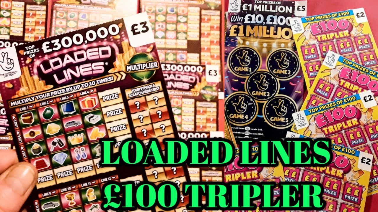 WOW...NEW CASHWORD..NEW LOADED LINES..£100  TRIPLER...SCRATCHCARDS 