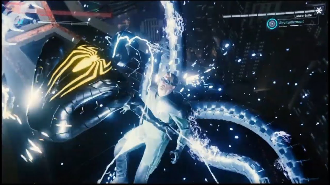 VAINCRE OTTO ACTAVIUS + Cin&eacute;matique de fin - SPIDERMAN MARVEL PS4