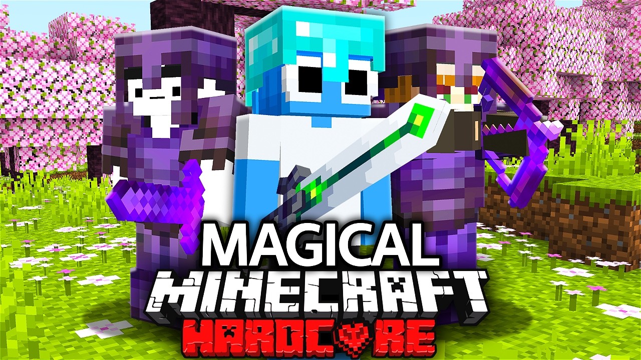 100 Players Simulate Minecraft's Magical Tournament