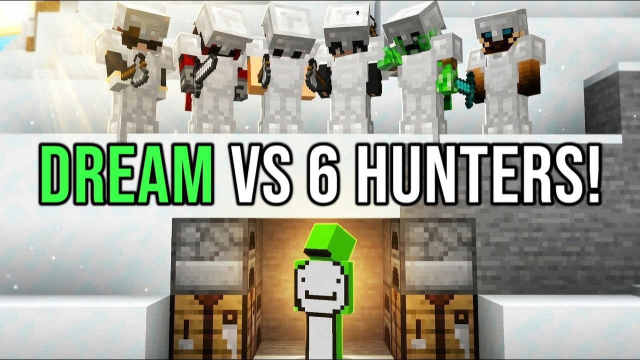 MANHUNT TERSULIT BAGI DREAM! Dream Vs 6 Hunters Analysis