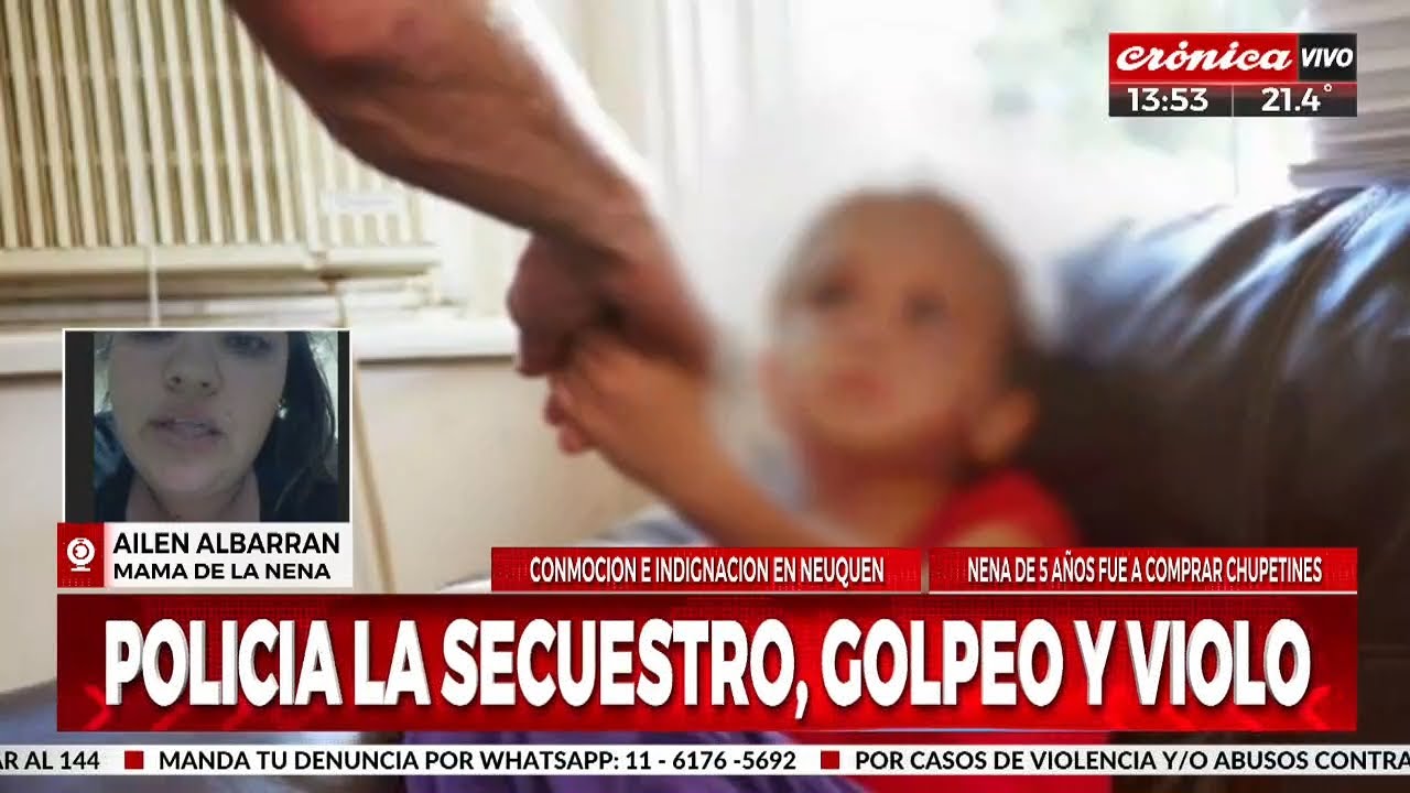 Conmoción en Neuquén: policía secuestró. golpeó y violó a una nena de cinco años