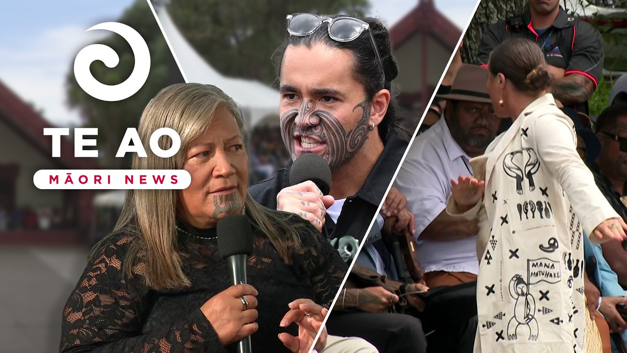 Tensions flare at Waitangi as haka confronts Eru Kapa-Kingi | Te Ao Māori News