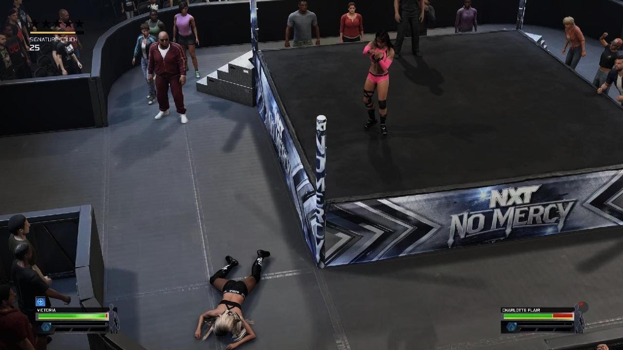 WWE 2K25 - Victoria Vs Charlotte Flair - Underground Match