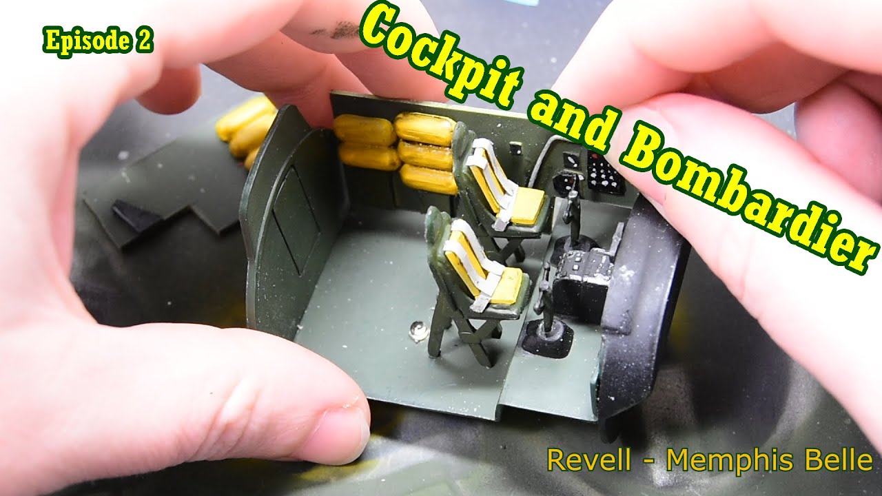 Episode 2: The Cockpit - Revell 1/48 B-17F Memphis Belle Build