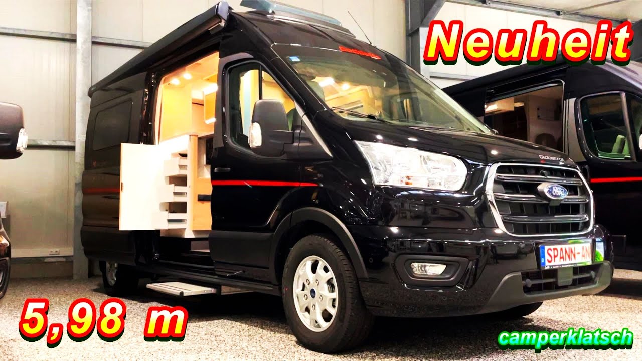 Neuheit 2023❗️das beste Konzept auf Ford🔥Dethleffs Globetrail 590 C🔥Kastenwagen Wohnmobile unter 6 m