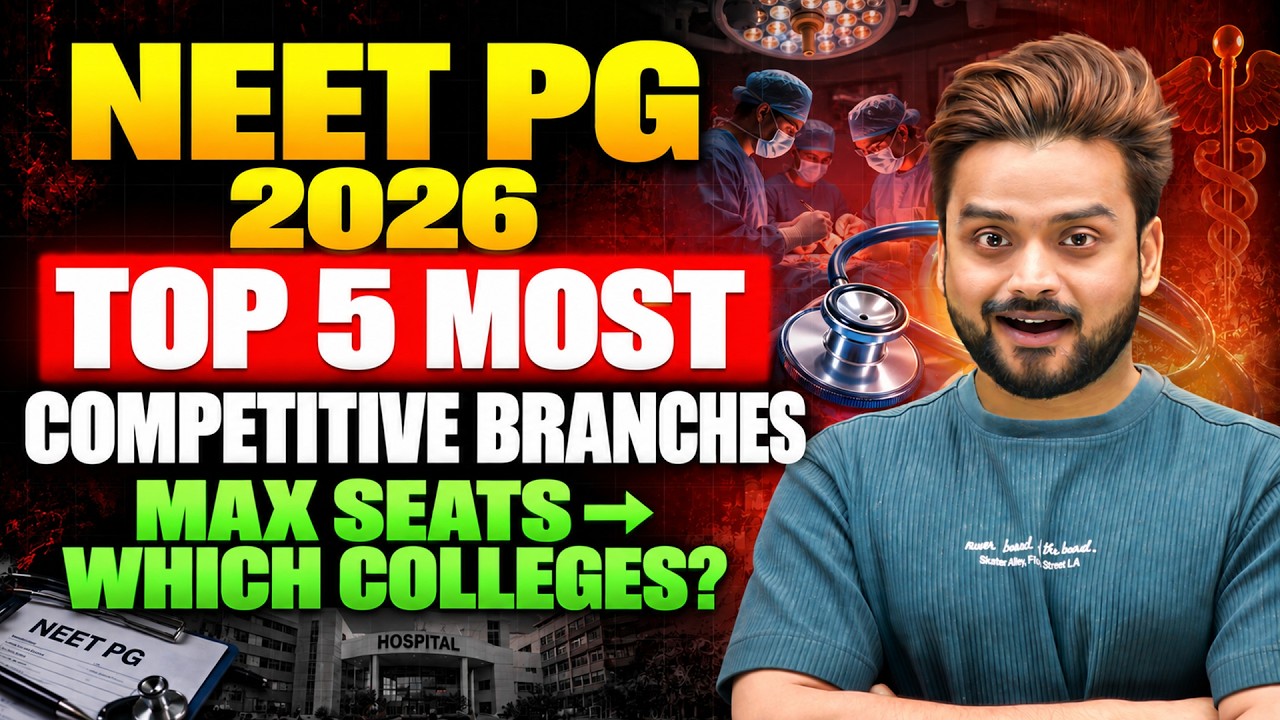 NEET PG 2026: Распределение мест 🔥 | Топ-5 самых конкурентных направлений и вузы с наибольшим кол...
