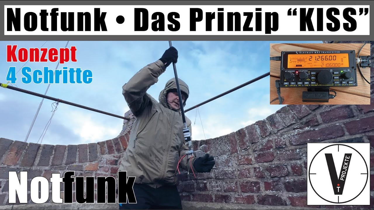 Notfunk • Das Prinzip KISS • Vorgehensweise • überregional • Serie Blackout 52
