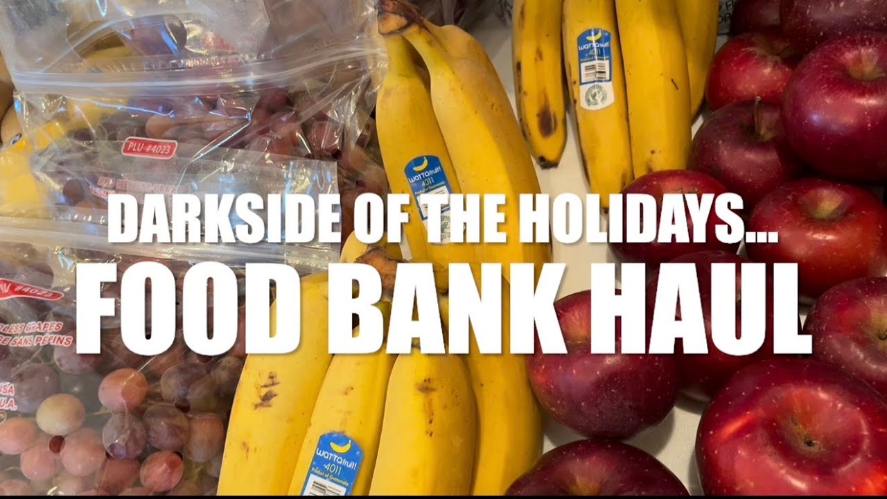 Food Bank Haul #165 - DARKSIDE OF THE HOLIDAYS #foodbankhaul  #foodpantryhaul #food #dumpsterdiving