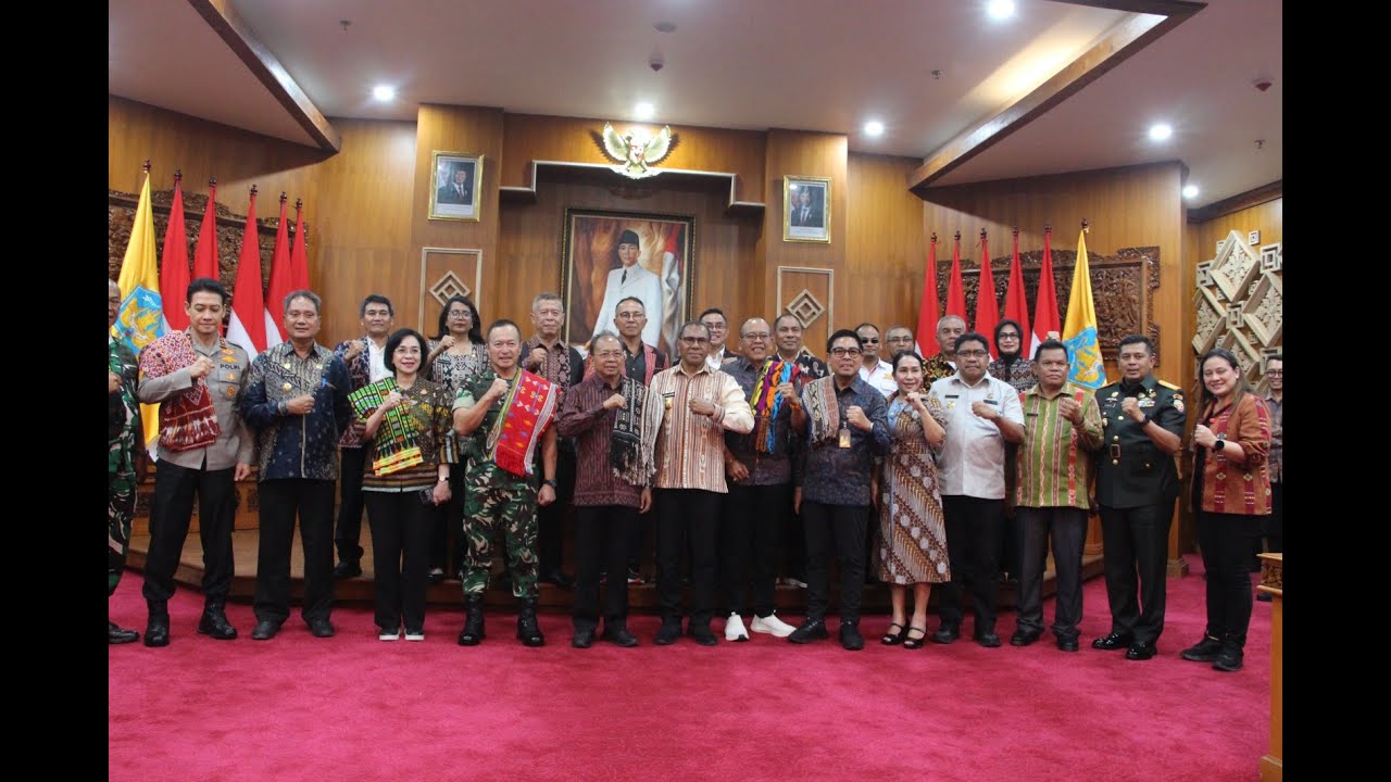 Wagub NTT bersama Jajaran Pemda NTT Silaturahmi dengan Gubernur Bali dan Forkompimda Prov. Bali