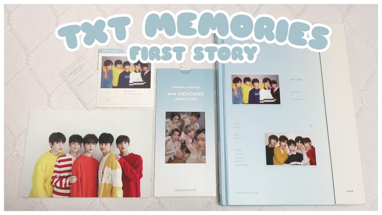 ✨ TXT MEMORIES: FIRST STORY UNBOXING + FLIP THROUGH | 투모로우바이투게더