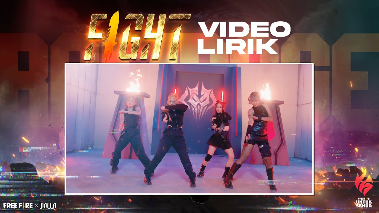 Free Fire X DOLLA - FIGHT (Official Lyrics Video)