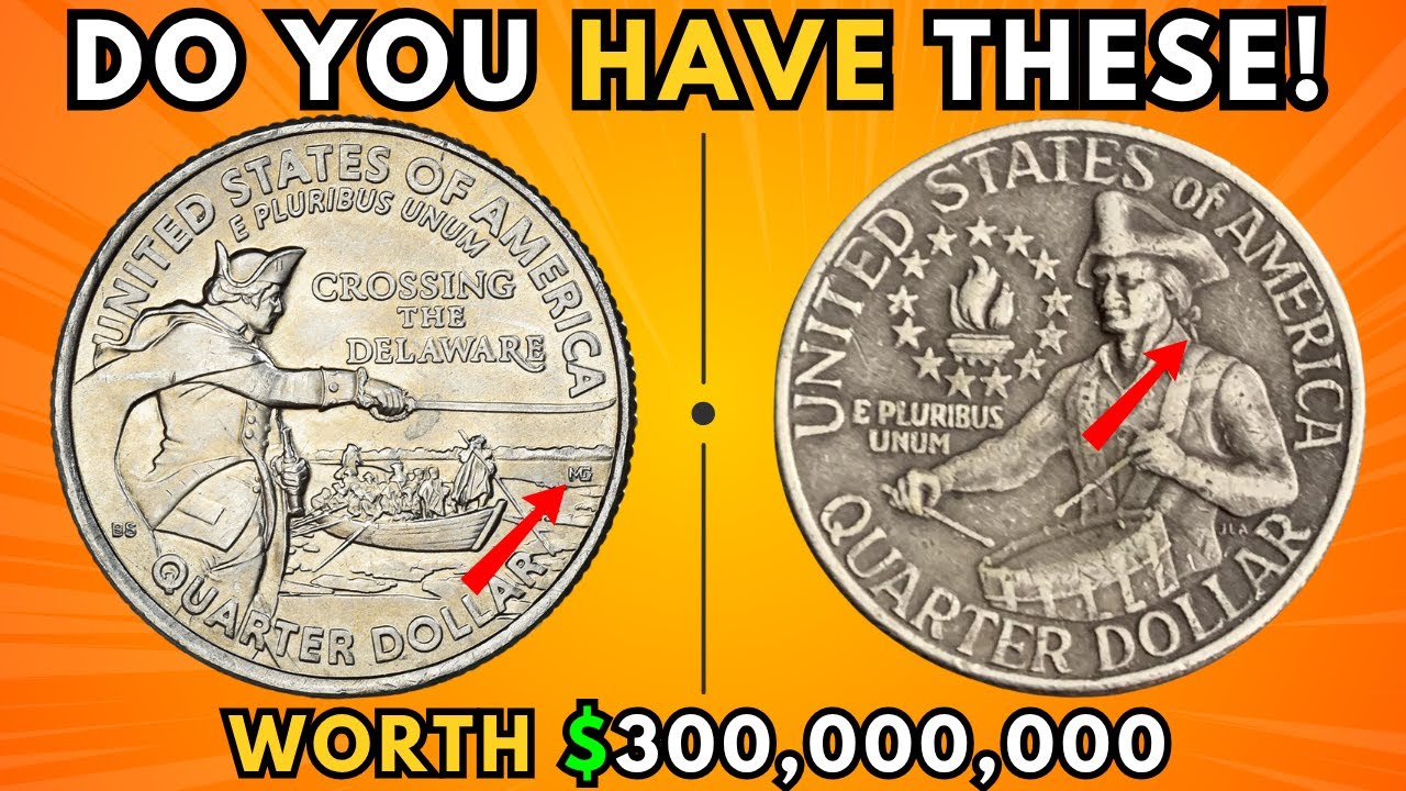 Top 10 Most Valuable Washington Quarters That Are Worth $300,000,000 &ndash; Here's What to Look For!