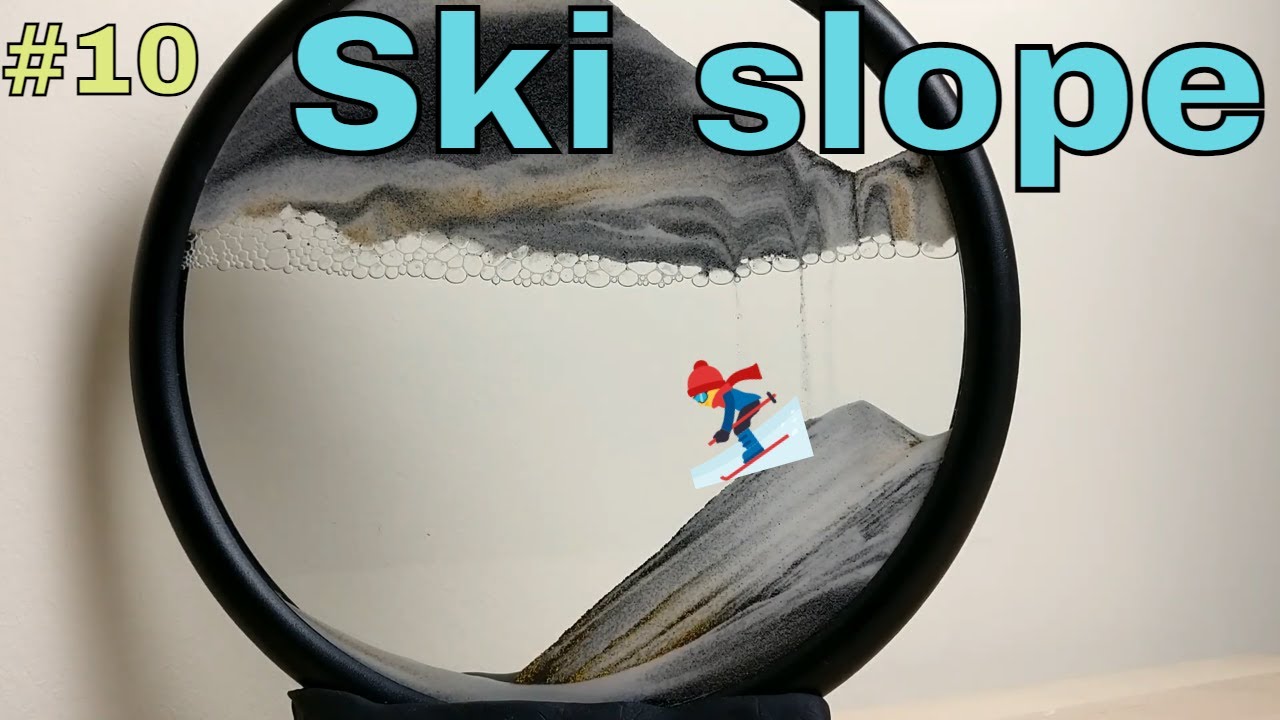 Calming Sandscape #10   Ski slope