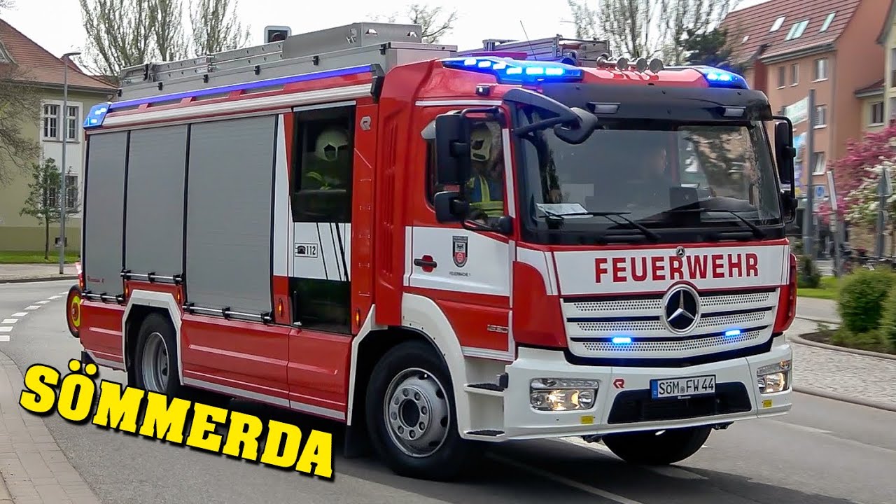 [NEUES HLF 20] - Feuerwehr SÖMMERDA | Einsatzfahrt & Vorführung Gebäudebrand am Tag der offenen Tür!