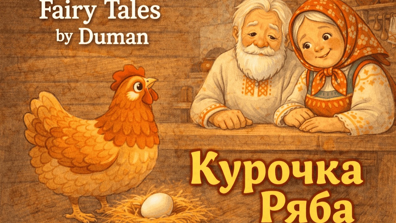 Курочка Ряба 🐔 Сказка на ночь для малышей | Добрая история перед сном