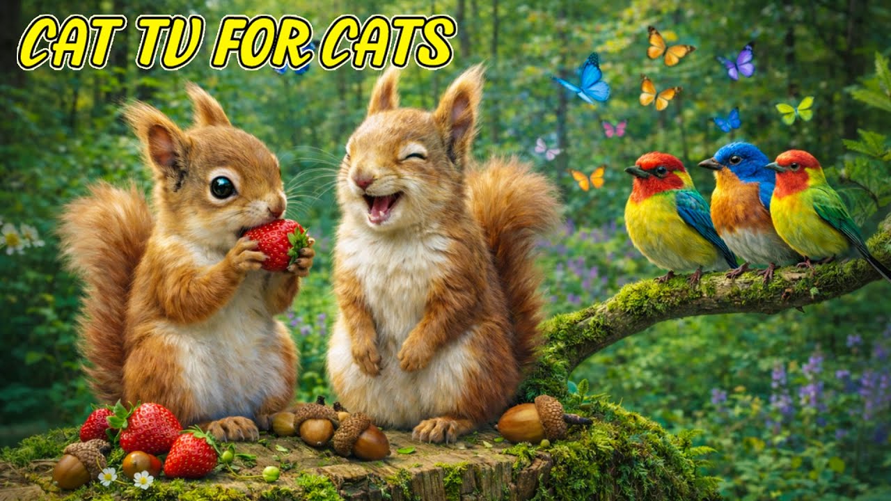 Hypnotic Birds & Wildlife 🐦🌿 | Ultimate Cat TV for Indoor Cats 😺 | 4K