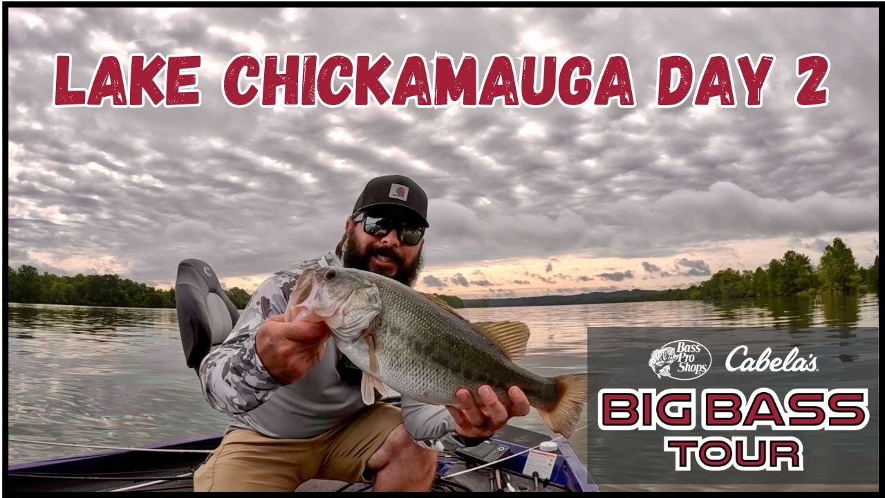 Тур Big Bass на озеро Чикамауга, день 2! От разбитого сердца до зарплаты!