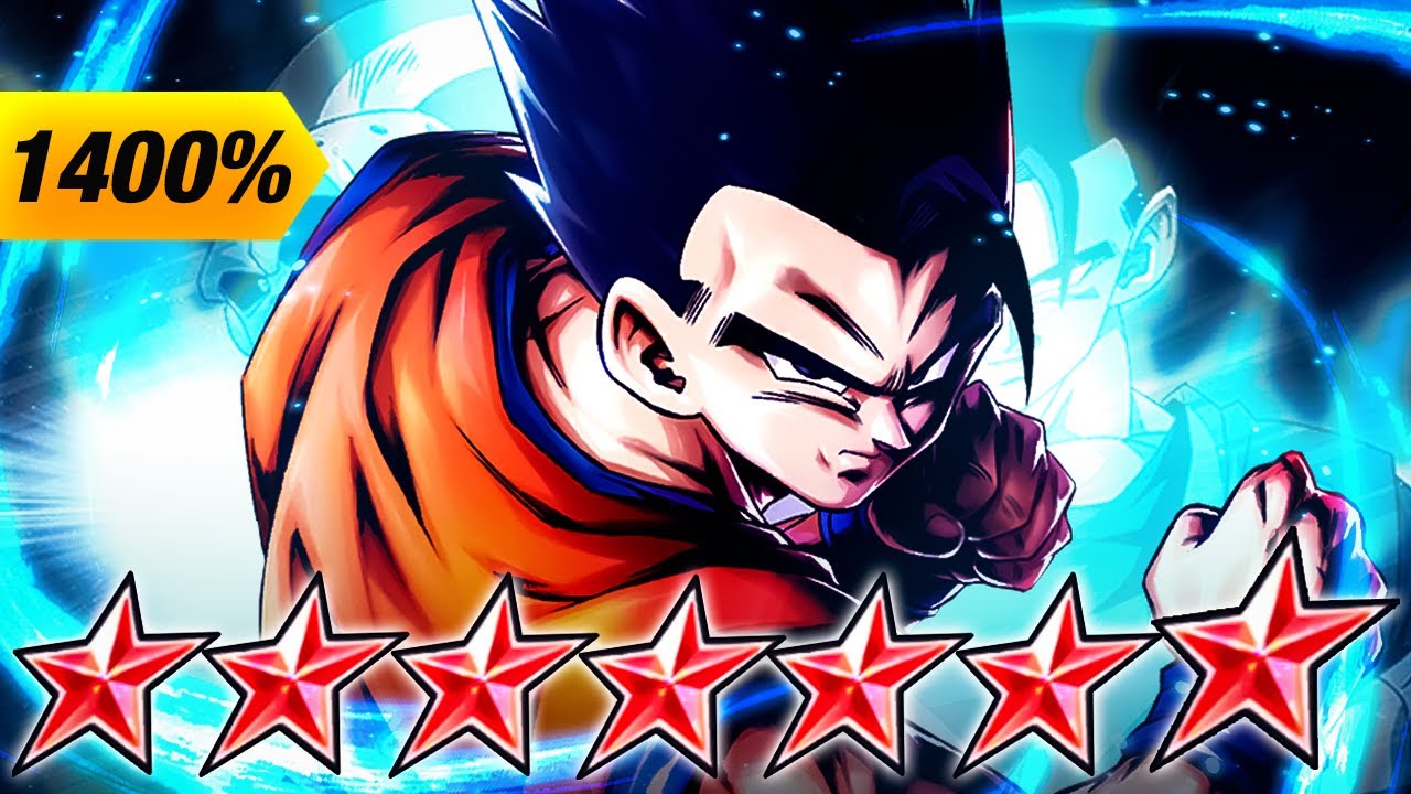 (Dragon Ball Legends) ZENKAI 7, 1400%, 14 STAR GRN ULTIMATE GOHAN! RIDICULOUSLY GOOD DAMAGE!